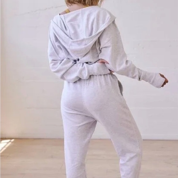NWT FREE PEOPLE Training Day Hoodie Jumpsuit size L - Picture 5 of 7